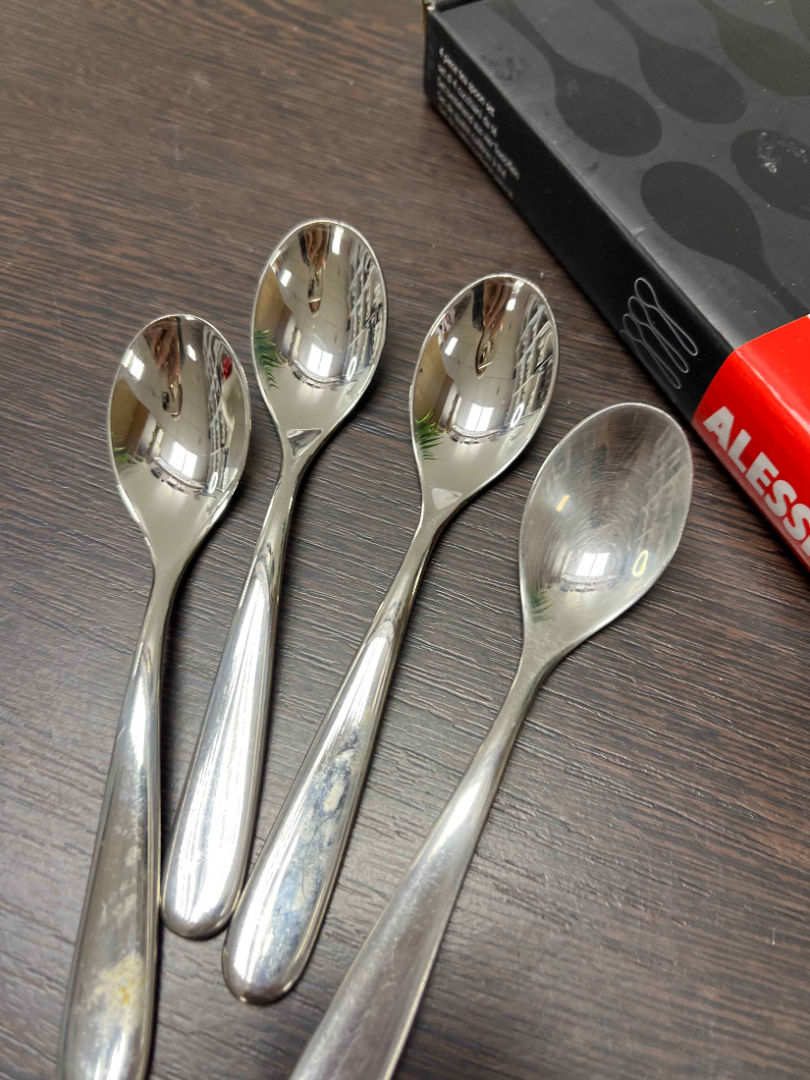 Ложки чайные Alessi (IKEA), нержавеющая сталь. В коробке 4шт. Цена за 4шт. Картинка 2